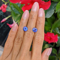3.33 Ct.Tw.Total Carat Weight Tanzanite Pair from Tanzania Life Style