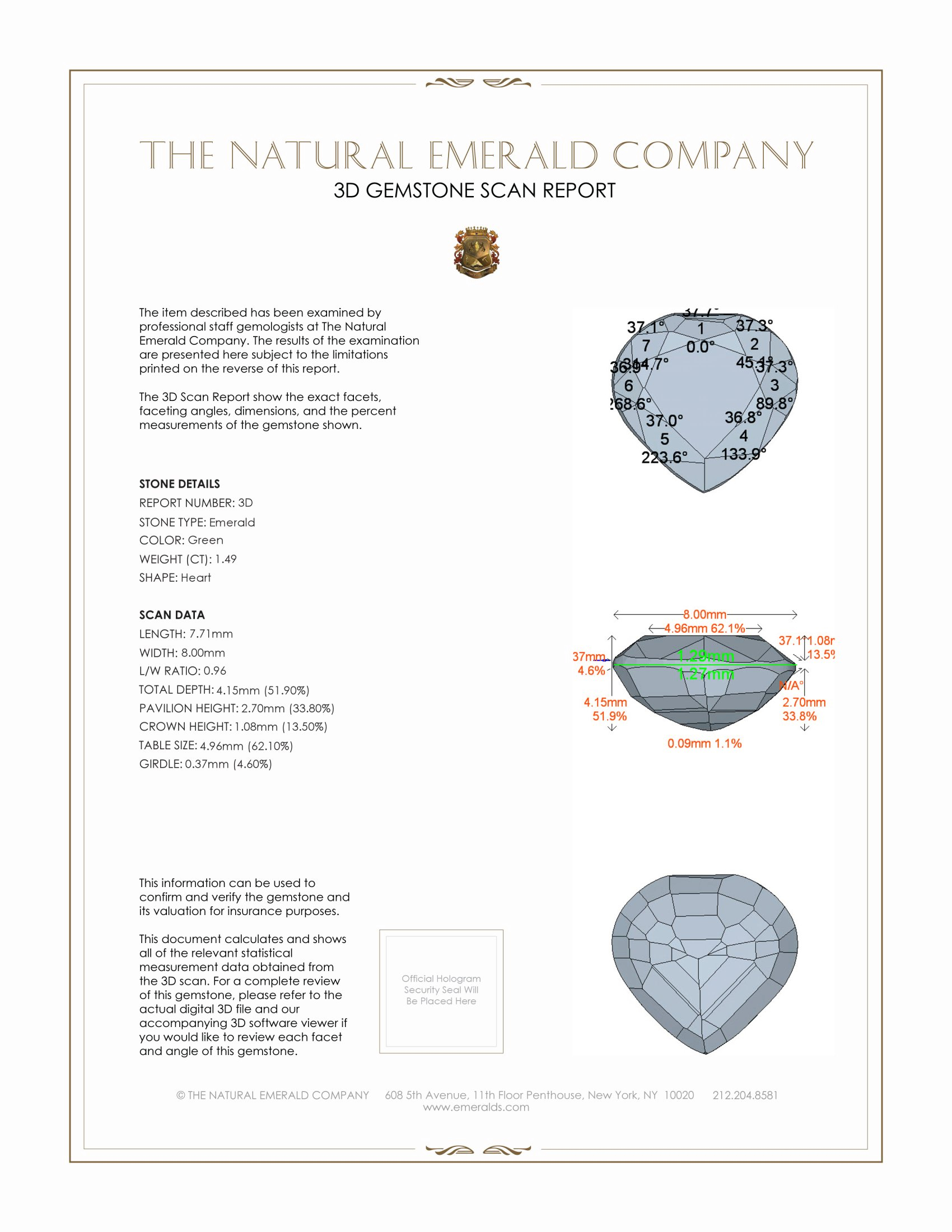 3.13 Ct.Tw. Emerald Pair from Zambia