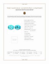 2.36 Ct.Tw.Total Carat Weight Paraiba Tourmaline Pair from Mozambique Scan Report