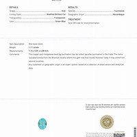 2.14 Ct.Tw.Total Carat Weight Bluish Green Paraiba Tourmaline Pair from Mozambique Pdf