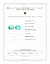 2.14 Ct.Tw.Total Carat Weight Paraiba Tourmaline Pair from Mozambique Scan Report