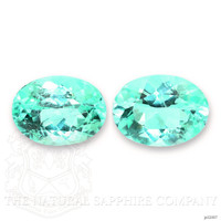 2.14 Ct.Tw.Total Carat Weight Paraiba Tourmaline Pair from Mozambique Video