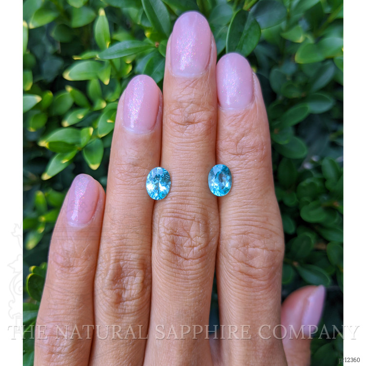 2.14 Ct.Tw. Paraiba Tourmaline Pair from Mozambique