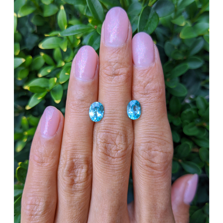 2.14 Ct.Tw. Paraiba Tourmaline Pair from Mozambique