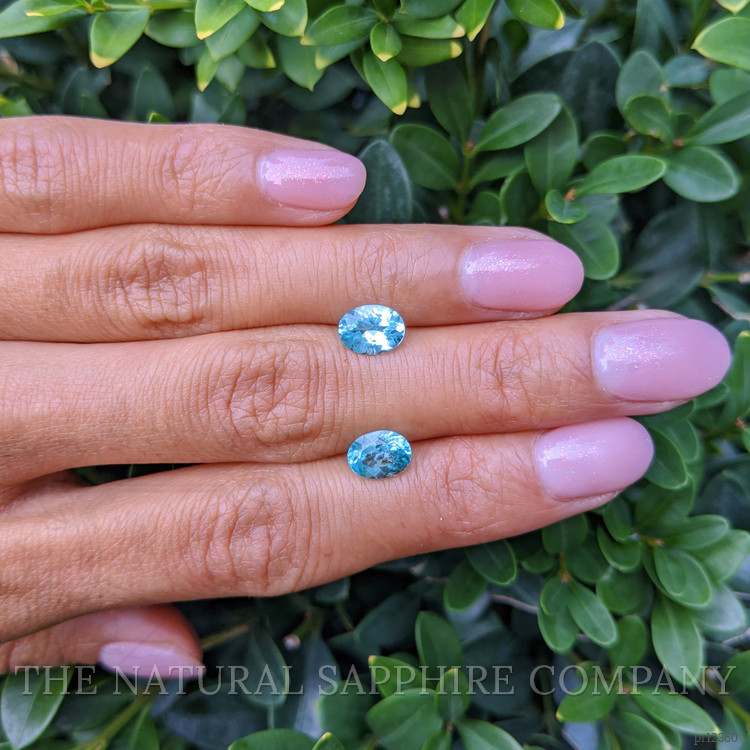 2.14 Ct.Tw. Paraiba Tourmaline Pair from Mozambique