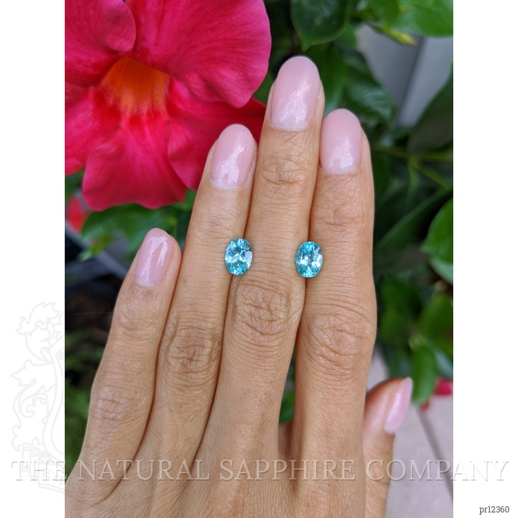 2.14 Ct.Tw. Paraiba Tourmaline Pair from Mozambique