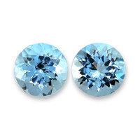 4.01 Ct.Tw.Total Carat Weight Aquamarine Pair from Brazil Video