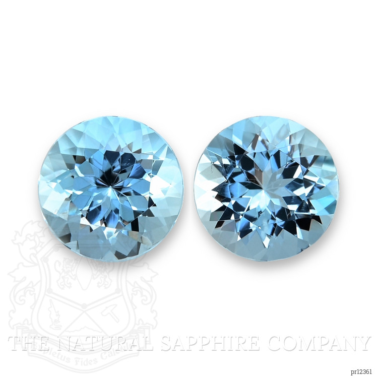 4.01 Ct.Tw. Aquamarine Pair from Brazil