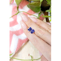 2.99 Ct.Tw.Total Carat Weight Tanzanite Pair from Tanzania Life Style