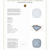 24.35 Ct.Tw.Total Carat Weight Topaz Pair from Brazil 3 D Scan Report