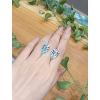 21.76 Ct.Tw.Total Carat Weight Topaz Pair from Brazil Life Style