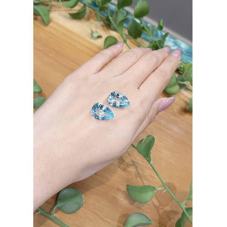 21.76 Ct.Tw. Topaz Pair from Brazil