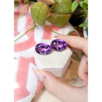 33.66 Ct.Tw.Total Carat Weight Amethyst Pair from Brazil Life Style