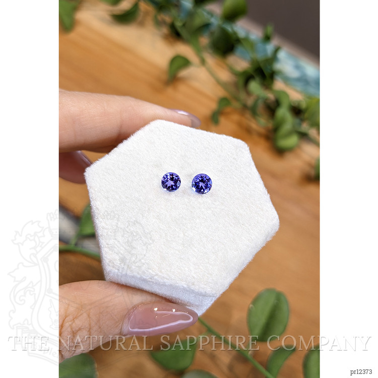 1.03 Ct.Tw. Tanzanite Pair from Tanzania