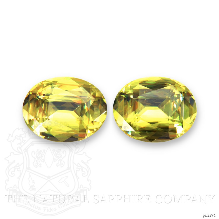2.91 Ct.Tw. Sphene (Titanite) Pair from Madagascar