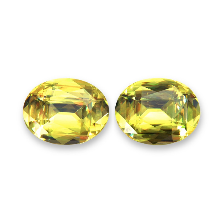 2.91 Ct.Tw. Sphene (Titanite) Pair from Madagascar