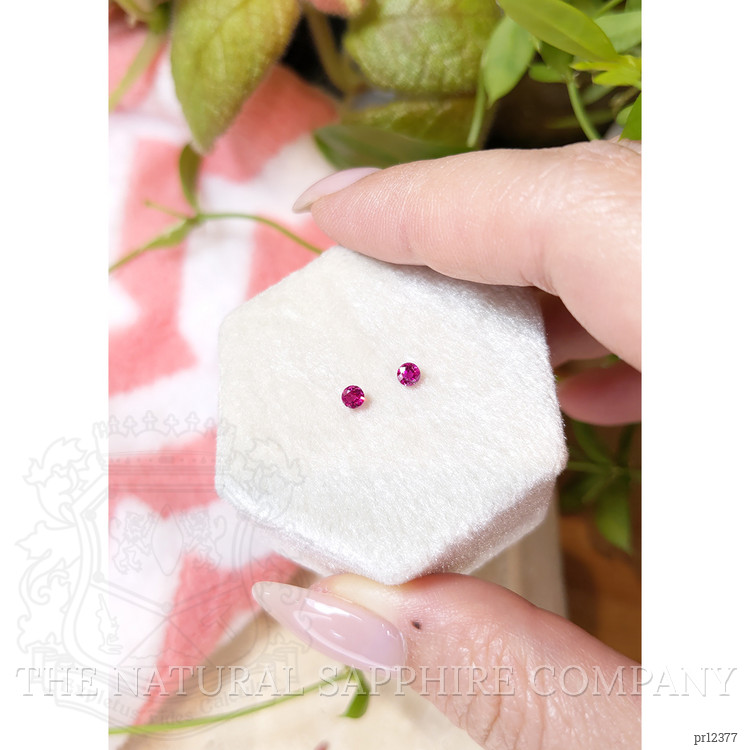 0.34 Ct.Tw. Ruby Pair from Mozambique