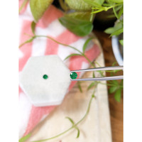 0.68&nbsp;Ct.Tw.Total Carat Weight Emerald Pair from Zambia Life Style