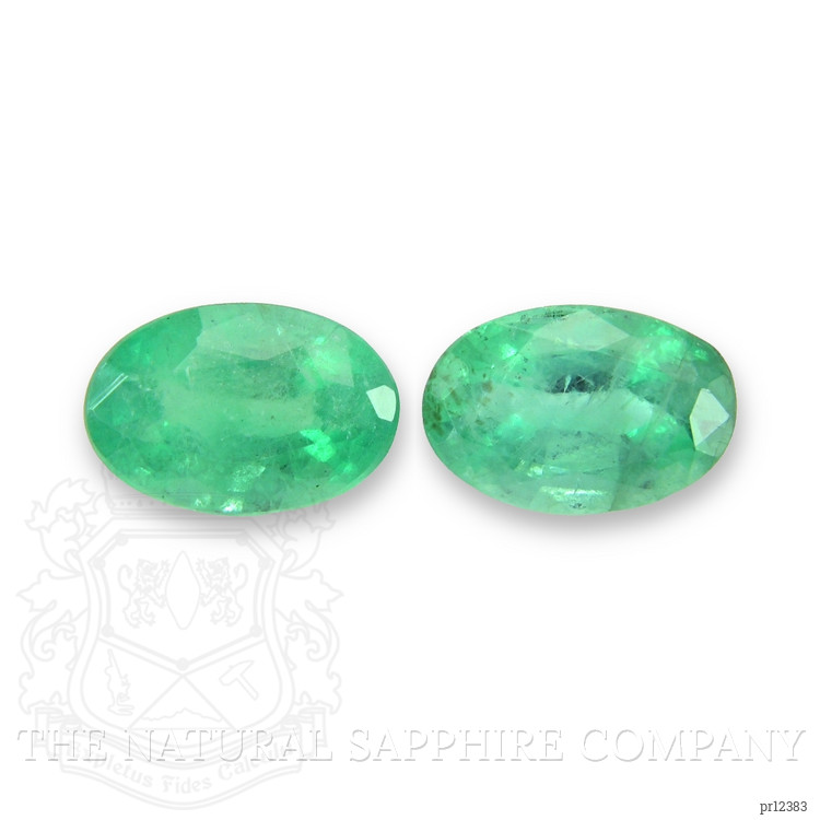 0.92 Ct.Tw. Emerald Pair from Zambia