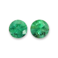 0.18&nbsp;Ct.Tw.Total Carat Weight Emerald Pair from Zambia Video
