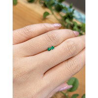 0.18&nbsp;Ct.Tw.Total Carat Weight Emerald Pair from Zambia Life Style