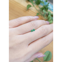 0.18&nbsp;Ct.Tw.Total Carat Weight Emerald Pair from Zambia Life Style