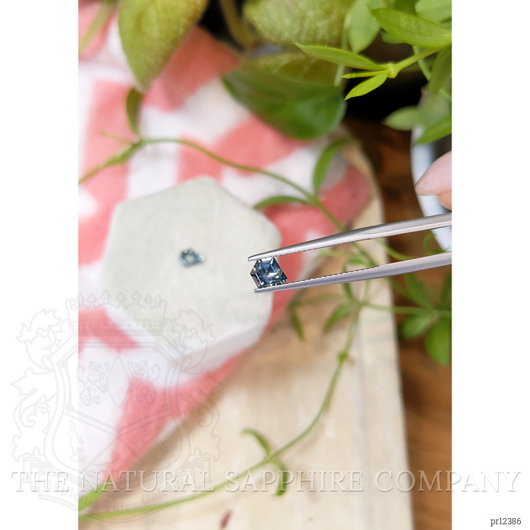 1.21 Ct.Tw. Greenish Blue Sapphire Pair from Montana