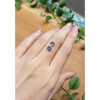 2.88&nbsp;Ct.Tw.Total Carat Weight Blue Cabochon Sapphire Pair from Mozambique Life Style