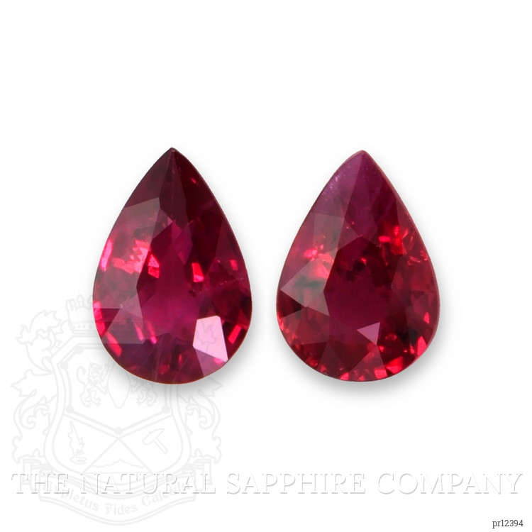 0.89 Ct.Tw. Ruby Pair from Mozambique