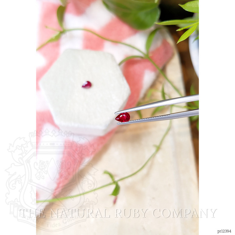 0.89 Ct.Tw. Ruby Pair from Mozambique