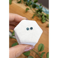 1.29 Ct.Tw.Total Carat Weight Bluish Green Sapphire Pair from Montana Life Style