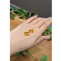 13.89&nbsp;Ct.Tw.Total Carat Weight Yellow Sapphire Pair from Ceylon (Sri Lanka) Life Style