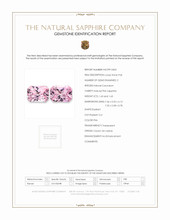 3.26&nbsp;Ct.Tw.Total Carat Weight Pink Sapphire Pair from Ceylon (Sri Lanka) Scan Report