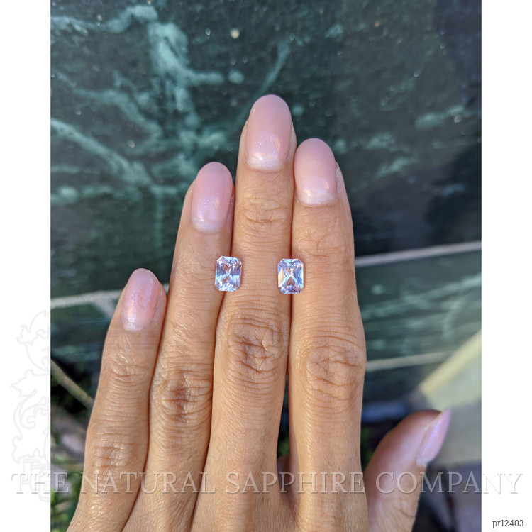 3.26 Ct.Tw. Pink Sapphire Pair from Ceylon (Sri Lanka)