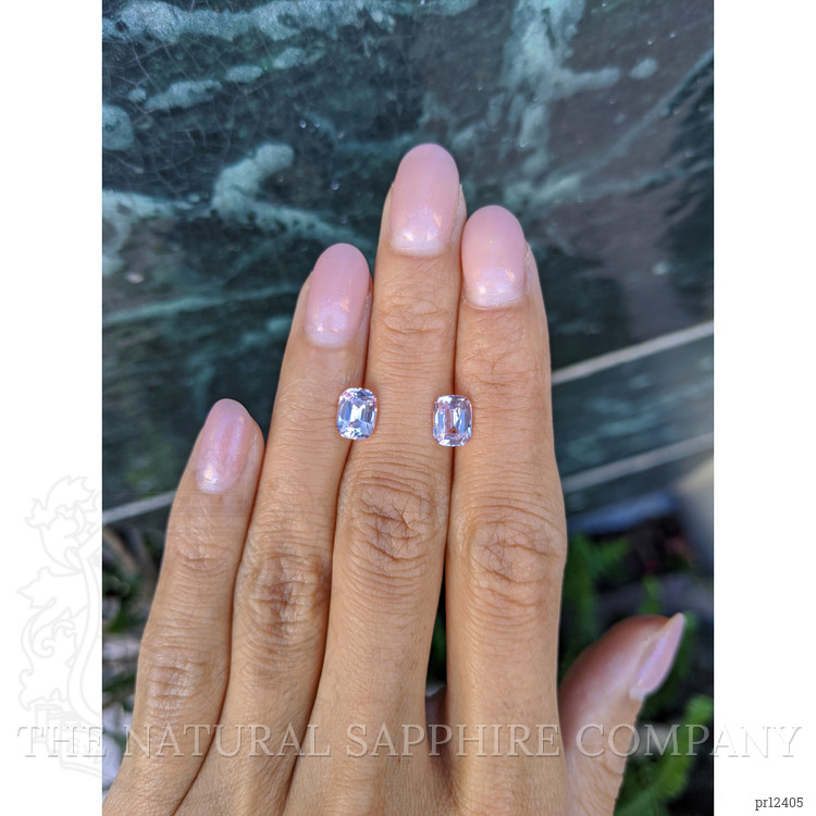 3.04 Ct.Tw. Pink Sapphire Pair from Ceylon (Sri Lanka)