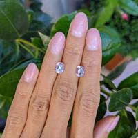 3.04&nbsp;Ct.Tw.Total Carat Weight Pink Sapphire Pair from Ceylon (Sri Lanka) Life Style