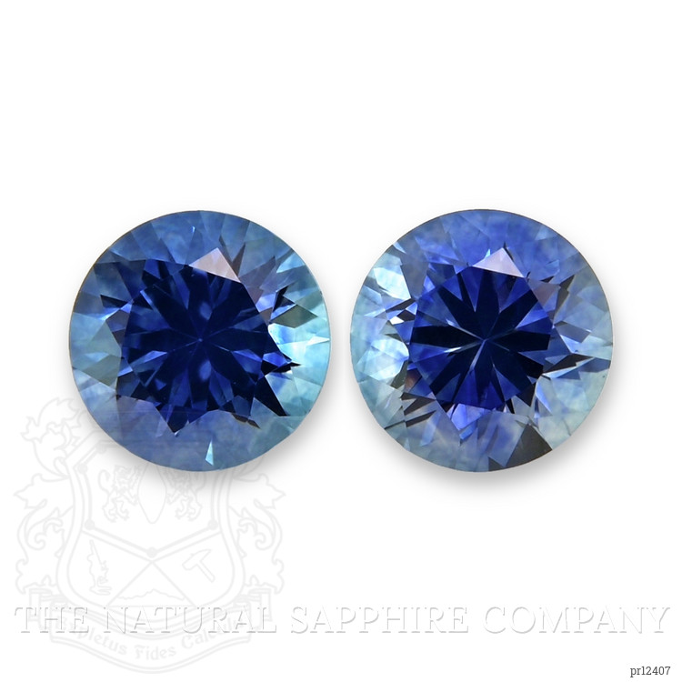 1.64 Ct.Tw. Blue Sapphire Pair from Montana