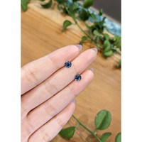 1.64 Ct.Tw.Total Carat Weight Blue Sapphire Pair from Montana Life Style