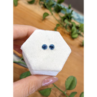 1.64&nbsp;Ct.Tw.Total Carat Weight Blue Sapphire Pair from Montana Life Style