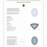 23.15 Ct.Tw.Total Carat Weight Aquamarine Pair from Brazil 3 D Scan Report