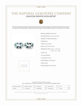 17.98 Ct.Tw.Total Carat Weight Bluish Green Aquamarine Pair from Brazil Scan Report