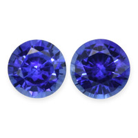 2.08&nbsp;Ct.Tw.Total Carat Weight Blue Sapphire Pair from Ceylon (Sri Lanka) Video