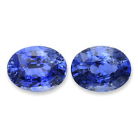 11.83&nbsp;Ct.Tw.Total Carat Weight Blue Sapphire Pair from Madagascar Video