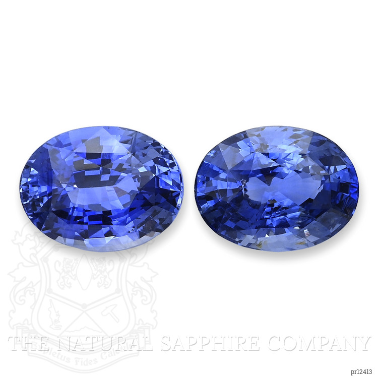 11.83 Ct.Tw. Blue Sapphire Pair from Madagascar