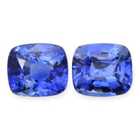6.64&nbsp;Ct.Tw.Total Carat Weight Blue Sapphire Pair from Ceylon (Sri Lanka) Video
