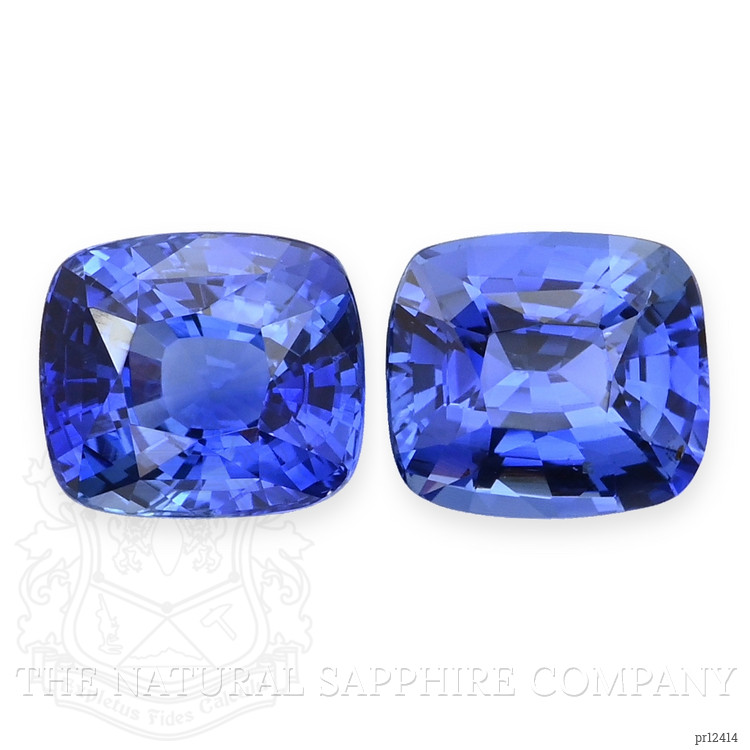 6.64 Ct.Tw. Blue Sapphire Pair from Ceylon (Sri Lanka)