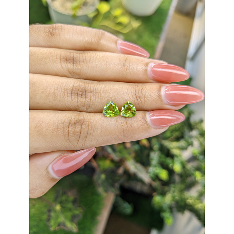 2.26 Ct.Tw. Peridot Pair from Pakistan