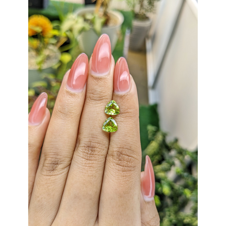 2.26 Ct.Tw. Peridot Pair from Pakistan