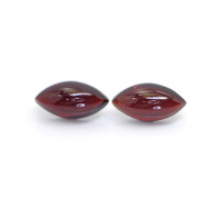 3.20&nbsp;Ct.Tw.Total Carat Weight Cabochon Garnet Pair from Ceylon (Sri Lanka) Video
