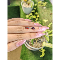 3.12&nbsp;Ct.Tw.Total Carat Weight Cabochon Garnet Pair from Ceylon (Sri Lanka) Life Style